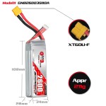 Hot Sales GAONENG GNB 2600MAH 3S 11.1V 110C XT60 LiPo Battery Lithium Polymer RC Air FPV Drone UAV Air Wing